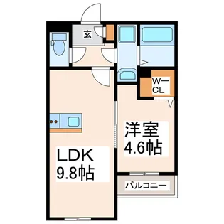 BRAVE BASE八代【2階】の間取り