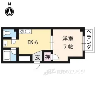 セピアハイツ大宮【3階】の間取り