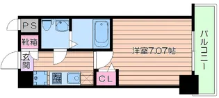 アリビオ江坂南金田【9階】の間取り