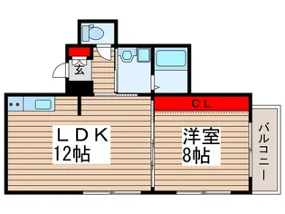 昭栄エクセレント55【1階】の間取り