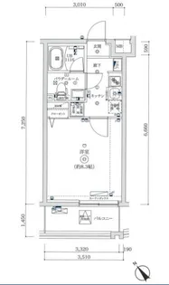 MAXIV板橋本町【3階】の間取り