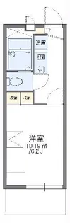 レオパレスパタータ【2階】の間取り