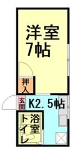 アサヒハイツ【1階】の間取り