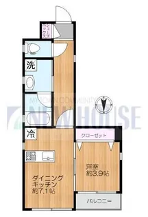 神楽坂S-one【5階】の間取り