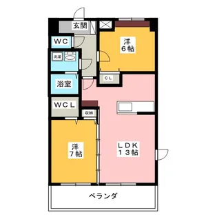 エスポワール神田【4階】の間取り