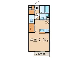 シャルマンハイム【2階】の間取り
