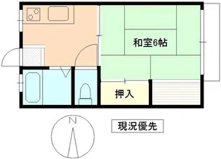 シティハイムサトー【2階】の間取り