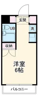 セザール第二新丸子【2階】の間取り