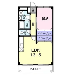 アビタシオン青羽【1階】の間取り