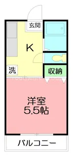 ピュアタウン東海大学駅前【2階】の間取り