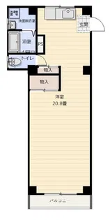 セントラルハイツ長島【2階】の間取り