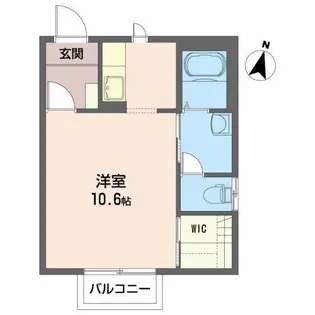 シャーメゾン的場【1階】の間取り