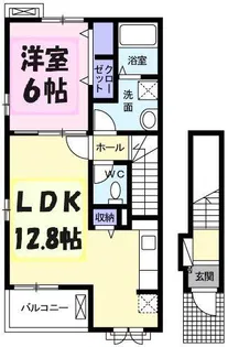 クレシェンド【2階】の間取り