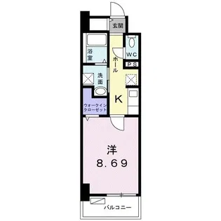 クラール上福岡【2階】の間取り