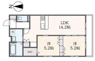 PUENTE【3階】の間取り
