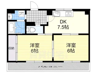 フォレスト伊丹【5階】の間取り