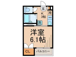 J-URBAN 下北沢 I【2階】の間取り