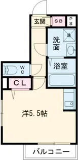 スカイウイング四つ木【1階】の間取り