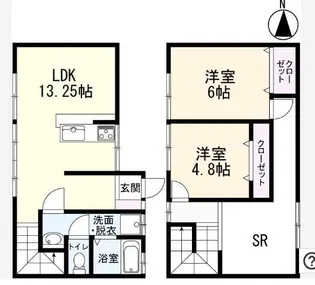 ソレイユ開成の間取り