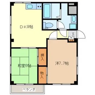 ファミール浦和【3階】の間取り