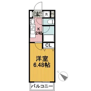 オーチャードヒルズC棟【1階】の間取り