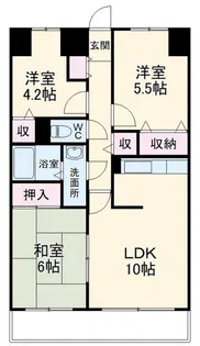 第二鷺沼レジデンス【3階】の間取り