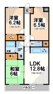ミラフローレス【1階】の間取り