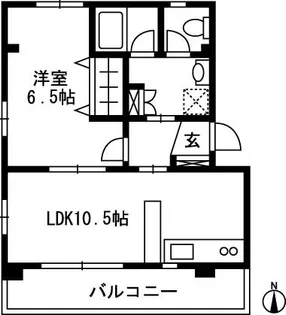 福室ビル【2階】の間取り