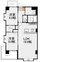 グラン ソウジュ【3階】の間取り
