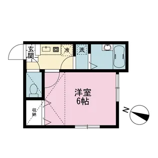 フローラS【2階】の間取り