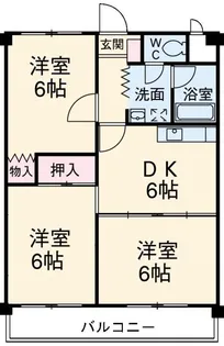 パレロワイヤル【4階】の間取り