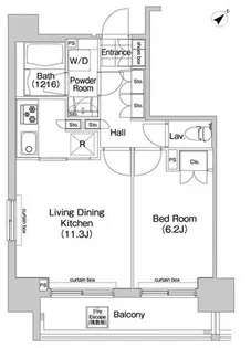 コンフォリア三田EAST【7階】の間取り