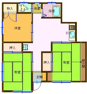 コーポファミリア【1階】の間取り