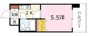 広島県広島市安佐北区落合1【マンション】の間取り