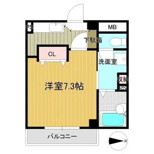 コットンK【2階】の間取り