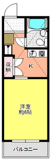 シティ長津田【2階】の間取り