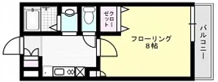 ガーデンヒルズII【1階】の間取り