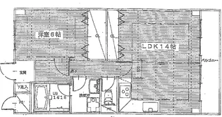 ライオンズマンション北畠【3階】の間取り
