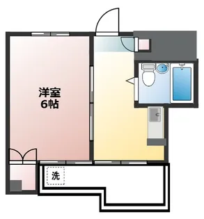 ルミエールたちばな【3階】の間取り