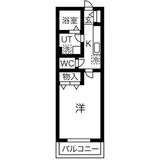 グリーンハピー柏木【1階】の間取り