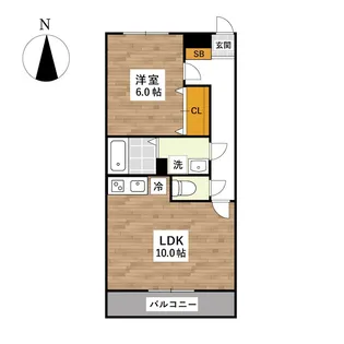 レオマンション【2階】の間取り