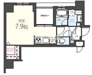 エリートタウン日本橋【8階】の間取り