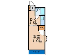 ダイヤビル【4階】の間取り