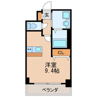 プレサンス桜通り葵【5階】の間取り