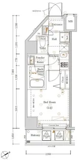 神奈川県横浜市鶴見区市場大和町【マンション】の間取り