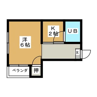 石川ビル【4階】の間取り