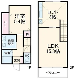 静岡県浜松市中央区有玉南町【一戸建】の間取り