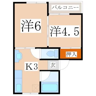 タフィー館【2階】の間取り