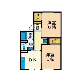 コーポ加藤【2階】の間取り