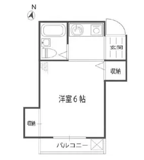 ヒュッテ水上【2階】の間取り